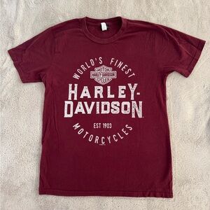 Harley-Davidson Maroon T-Shirt